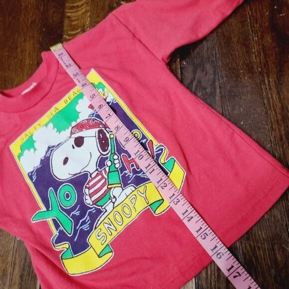 Vintage 80s 90s Snoopy The Peanuts Pirate Graphic Sweatshirt - Picture 7 of 10